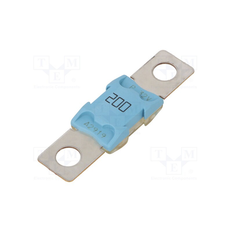 1 pcs x LITTELFUSE - 153.5395.6201 - Fuse: fuse, 200A, 32VDC, M8 screw, automotive, 67.3mm, copper, BF2