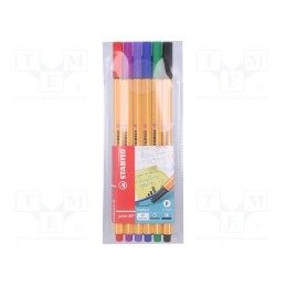 1 set x STABILO - Fineliner, 6pcs.