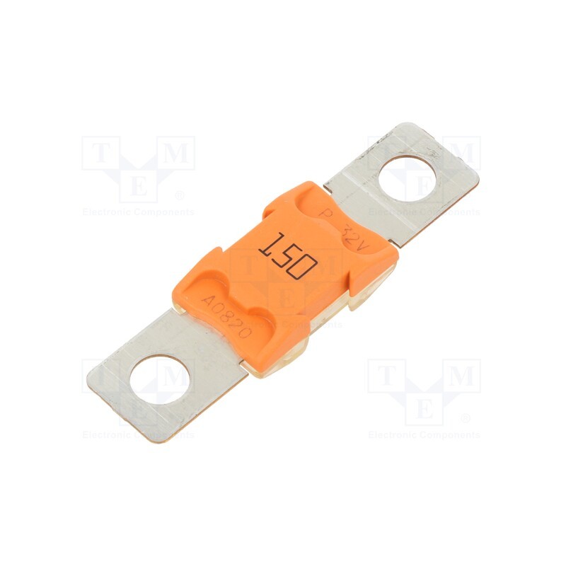 1 pcs x LITTELFUSE - 153.5395.6151 - Fuse: fuse, 150A, 32VDC, M8 screw, automotive, 67.3mm, copper, BF2