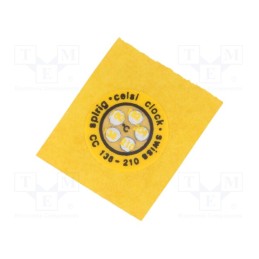 1 pcs x SPIRIG - CC-138/210 - Temperature indicator, 138°C,160°C,182°C,204°C,210°C, °C, Ø14mm
