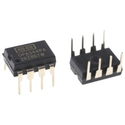 25 pcs - OPA344PA Texas Instruments, Precision, Op Amp, RRIO, 1MHz, 3 V, 5 V, 8-Pin PDIP