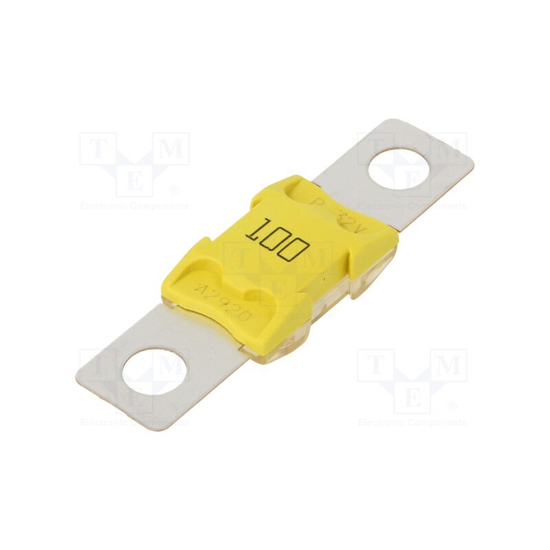 1 pcs x LITTELFUSE - 153.5395.6101 - Fuse: fuse, 100A, 32VDC, M8 screw, automotive, 67.3mm, copper, BF2