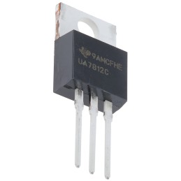25 pcs - Texas Instruments UA7812CKCS, 1 Linear Voltage, Voltage Regulator 1.5A, 12 V 3-Pin, TO-220