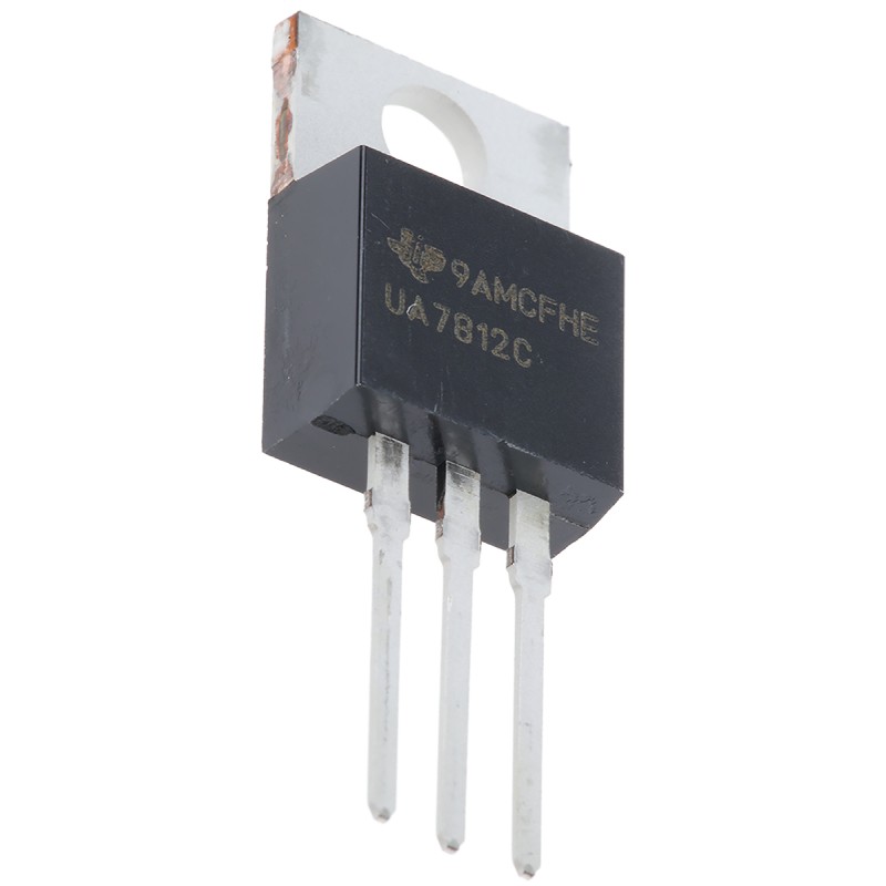 25 pcs - Texas Instruments UA7812CKCS, 1 Linear Voltage, Voltage Regulator 1.5A, 12 V 3-Pin, TO-220