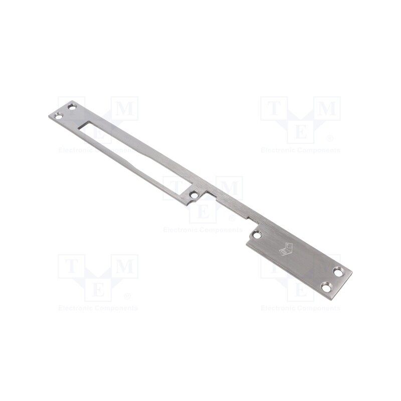 1 pcs x LOCKPOL - 908 X - Frontal plate, long,flat, W: 25mm, for electromagnetic lock