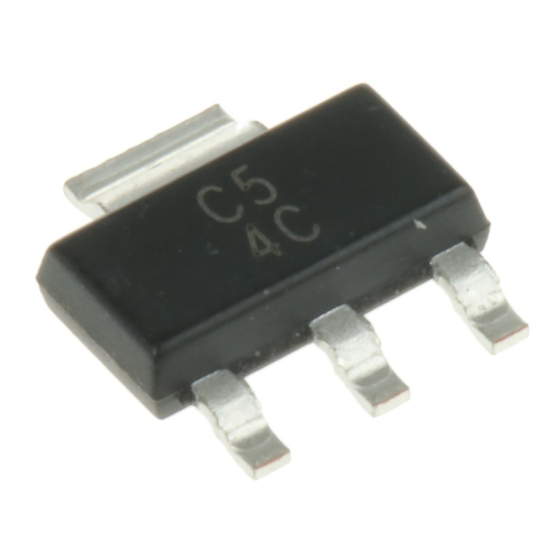 25 pcs - Texas Instruments UA78M05CDCY, 1 Linear Voltage, Voltage Regulator 500mA, 5 V 3+Tab-Pin, SOT-223