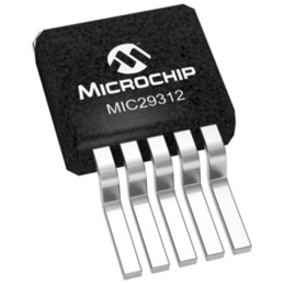 2 pcs - Microchip MIC29312WU, 1 Low Dropout Voltage, Voltage Regulator 3A, 1.24 - 15 V 5-Pin, D2PAK (TO-263)