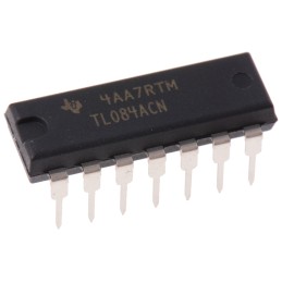 15 pcs - TL084ACN Texas Instruments, Op Amp, 3MHz, 14-Pin PDIP