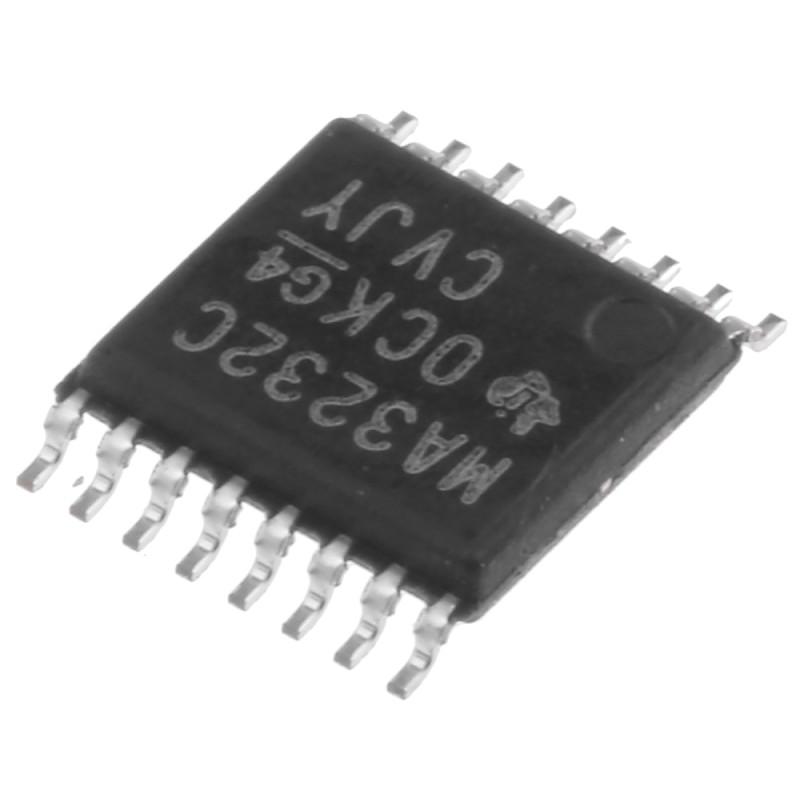 5 pcs - Texas Instruments MAX3232CPW Line Transceiver, 16-Pin TSSOP