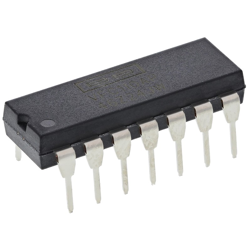 13 pcs - VFC110AP, Voltage to Frequency Converter 4000kHz ±1%FSR, 14-Pin PDIP