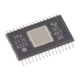 5 pcs - Texas Instruments, 2-ChannelAudio50W, 32-Pin HTSSOP TPA3116D2DAD