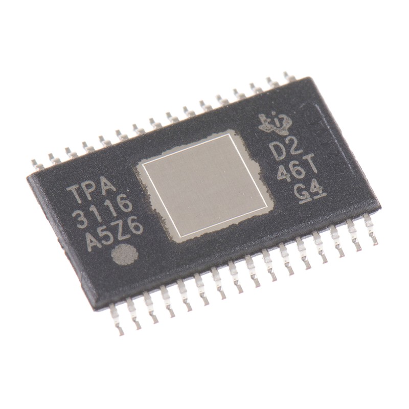 5 pcs - Texas Instruments, 2-ChannelAudio50W, 32-Pin HTSSOP TPA3116D2DAD