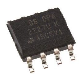 2 pcs - OPA2227U Texas Instruments, Op Amp, 8MHz, 8-Pin SOIC