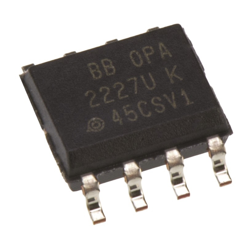 2 pcs - OPA2227U Texas Instruments, Op Amp, 8MHz, 8-Pin SOIC