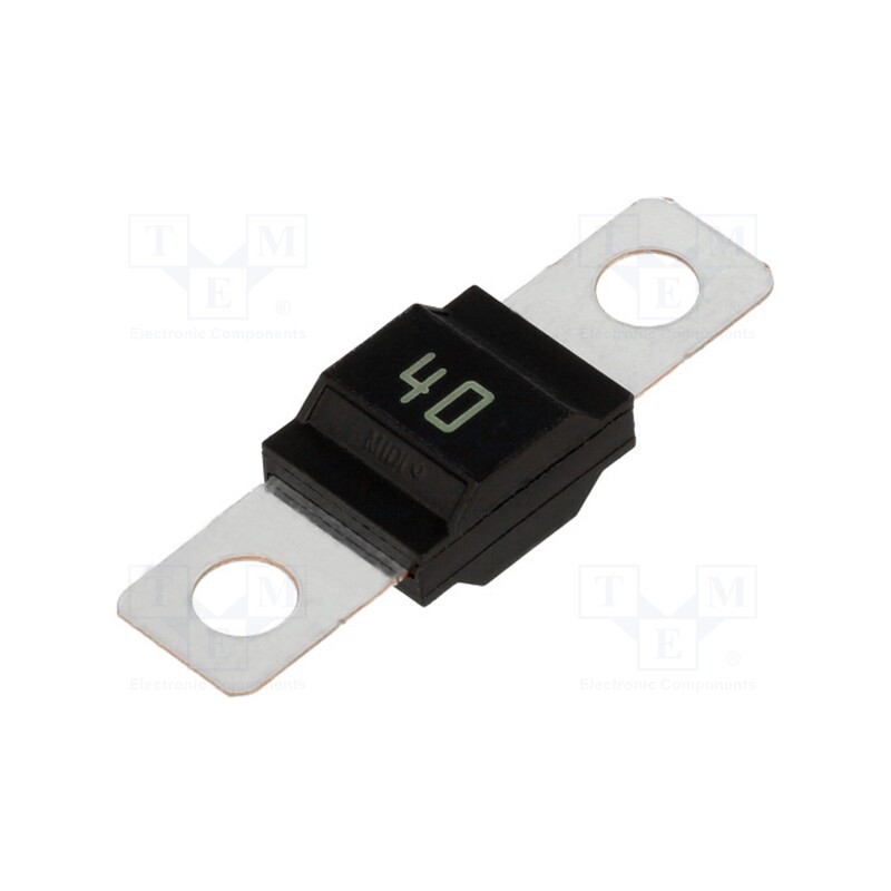 1 pcs x LITTELFUSE - 0498040.H - Fuse: fuse, 40A, 32VDC, M5 screw, automotive, 41mm, copper, MIDI