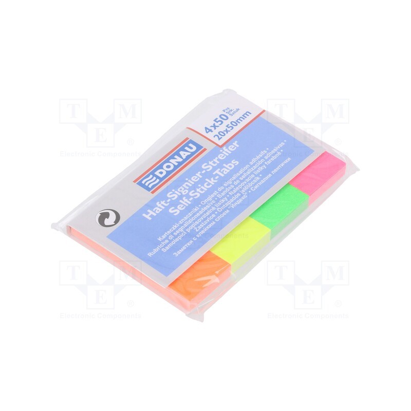 1 pcs x DONAU - 5901498007081 - Sticky notes, 20x50mm