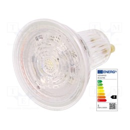 1 pcs x ams OSRAM - 4058075817715 - LED lamp, cool white, GU10, 230VAC, 350lm, P: 4.8W, 36°, 6500K