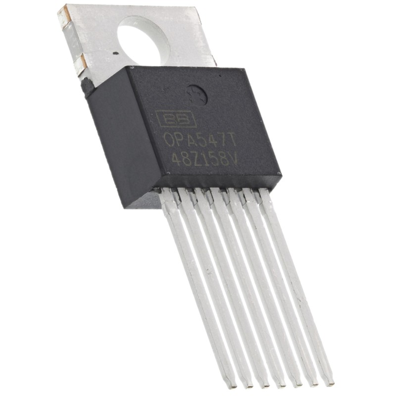 2 pcs - OPA547T-1 Texas Instruments, Power, Op Amp, 1MHz, 8 - 60 V, 7-Pin TO-220