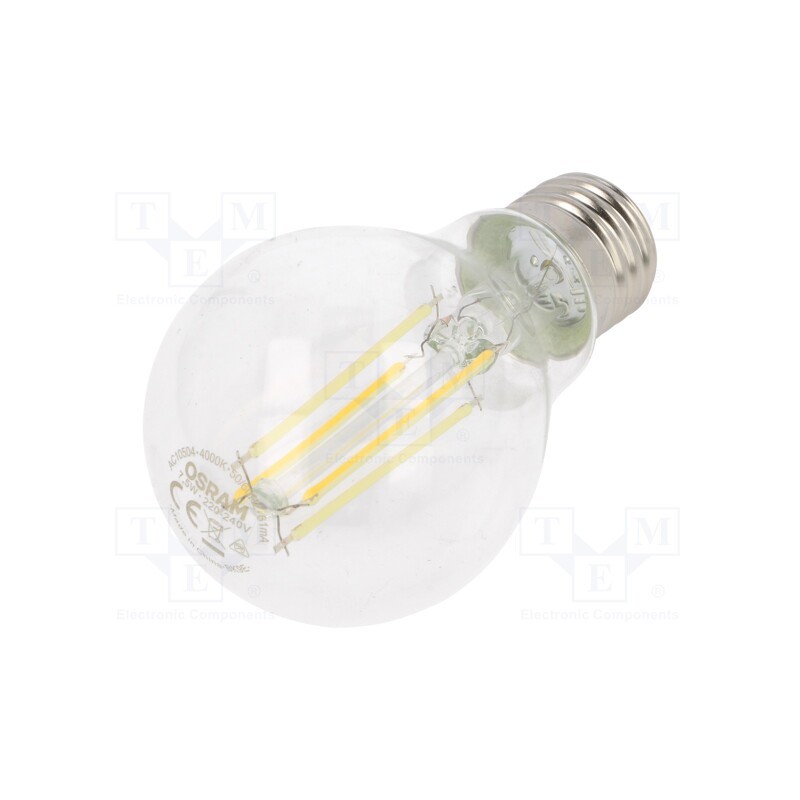 1 pcs x ams OSRAM - 4058075288683 - LED lamp, neutral white, E27, 230VAC, 1055lm, P: 7.5W, 4000K