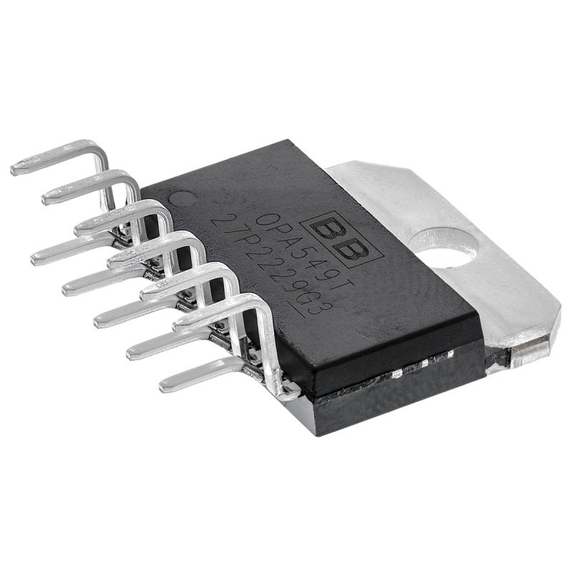 13 pcs - OPA549T Texas Instruments, Power, Op Amp, 900kHz, 9 - 28 V, 11-Pin TO-220