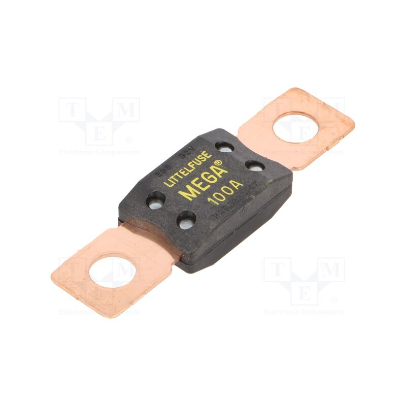 1 pcs x LITTELFUSE - 0298100.ZXEH - Fuse: fuse, 100A, 32VDC, 68.6mm, mega
