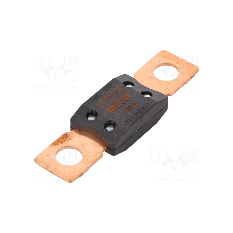 1 pcs x LITTELFUSE - 0298080.ZXEH - Fuse: fuse, 80A, 32VDC, 68.6mm, mega