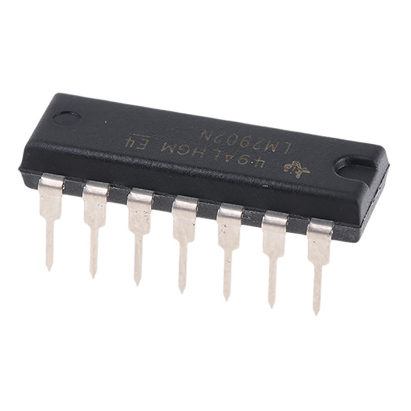 50 pcs - LM2902N Texas Instruments, Precision, Op Amp, 1.2MHz, 5 - 24 V, 14-Pin PDIP