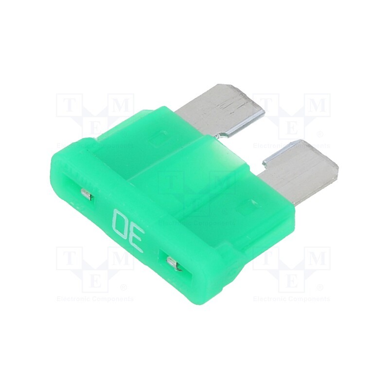 1 pcs x LITTELFUSE - 0287030.L - Fuse: fuse, 30A, 32VDC, push-in, automotive, 19mm, tin alloy, ATOF