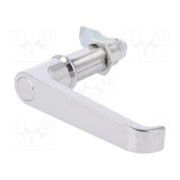 1 pcs x ROZTOCZE - 2.L60.005-63 - Lock, without cylinder, zinc and aluminium alloy, 63mm, chromium