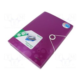 1 pcs x LEITZ - WOW-6/V - Folder, A4, violet, Number of slots: 6