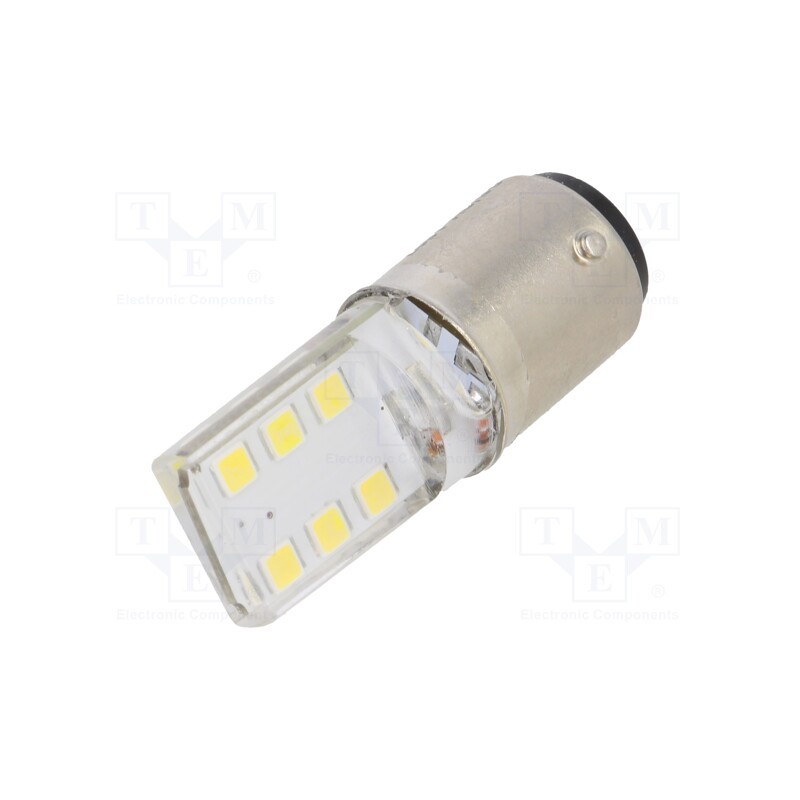 1 pcs x POLAM-ELTA - LW-BA15D-230AC SPECIAL - LED lamp, white, BA15D, 230VAC