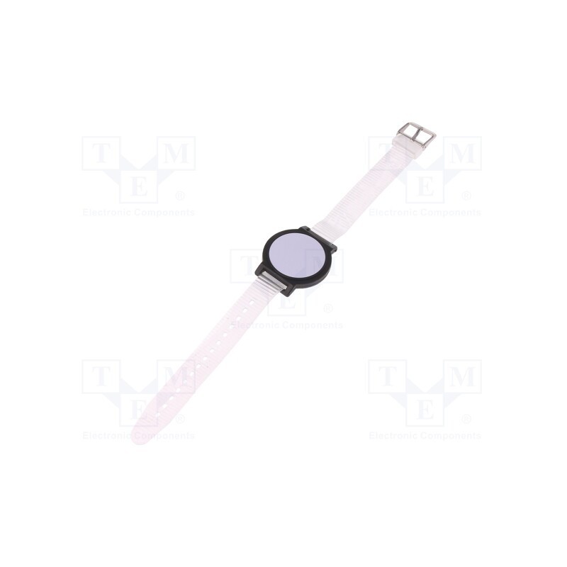 1 pcs x - S1055 - RFID pendant, plastic, white, 125kHz, 8BROM