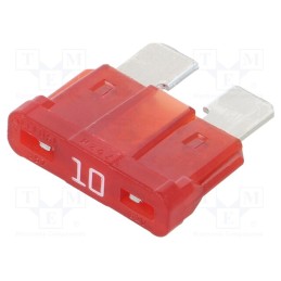 1 pcs x LITTELFUSE - 0287010.L - Fuse: fuse, 10A, 32VDC, push-in, automotive, 19mm, tin alloy, ATOF