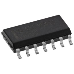 1 pcs - Texas Instruments SN74LVT125D, Quad-Channel Non-Inverting 3-State Buffer, 14-Pin SOIC