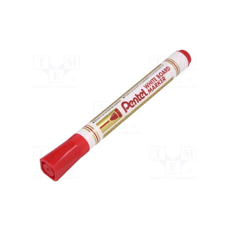 1 pcs x PENTEL - 4902506074799 - Whiteboard marker, red, MW85