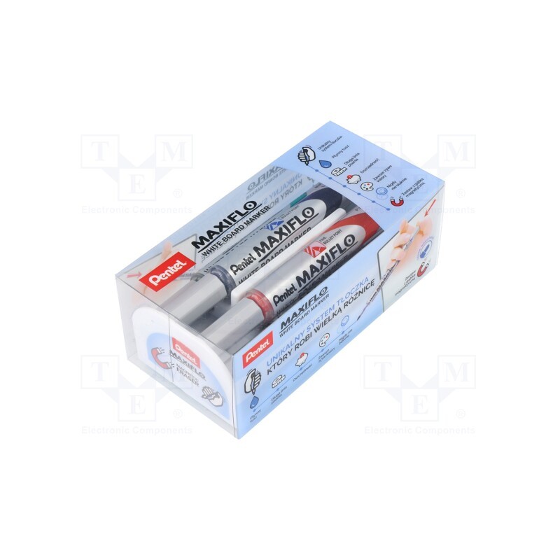 1 set x PENTEL - 5902894013409 - Whiteboard marker