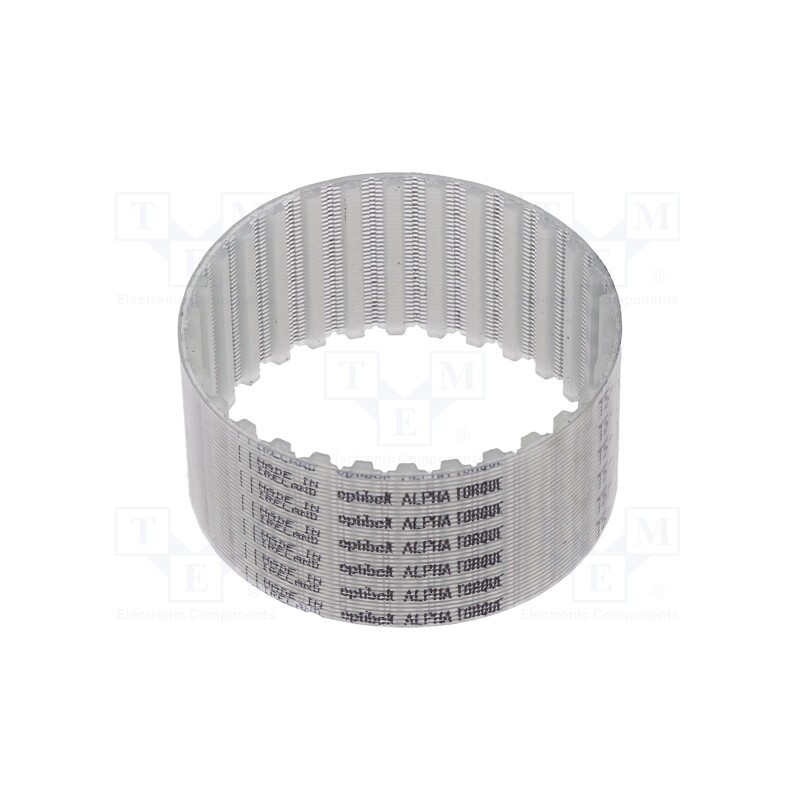 1 pcs x OPTIBELT - T5 150 2577ZA - Timing belt, T5, W: 25mm, H: 2.2mm, Lw: 150mm, Tooth height: 1.2mm