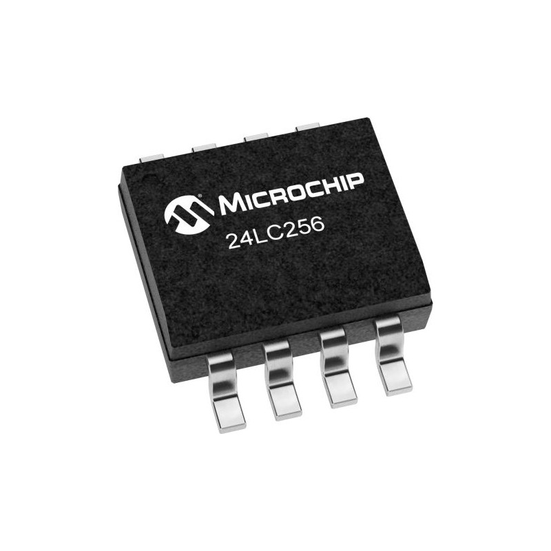 20 pcs - Microchip 24LC256-I/MS, 256kbit Serial EEPROM Memory, 900ns 8-Pin MSOP Serial-I2C