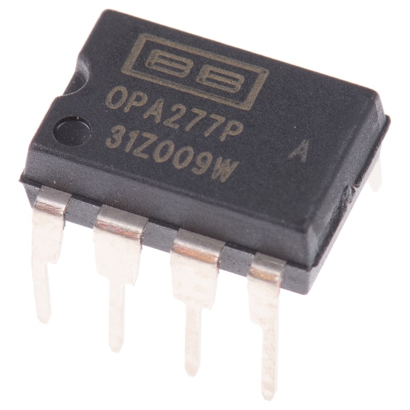 5 pcs - OPA277PA Texas Instruments, Precision, Op Amp, 1MHz, 8-Pin PDIP