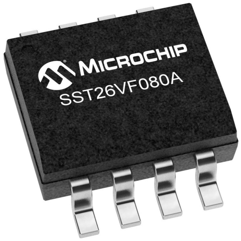 10 pcs - Microchip 8Mbit SPI, SQI Flash Memory 8-Pin SOIC, SST26VF080A-104I/SN