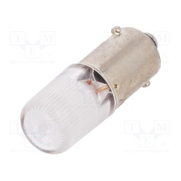 1 pcs x AUSPICIOUS - LN-B9/110AC/G - Filament lamp: neon, BA9S, green, 110VAC