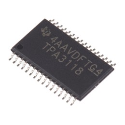 5 pcs - Texas Instruments, 2-ChannelAudio30W, 32-Pin HTSSOP TPA3118D2DAP