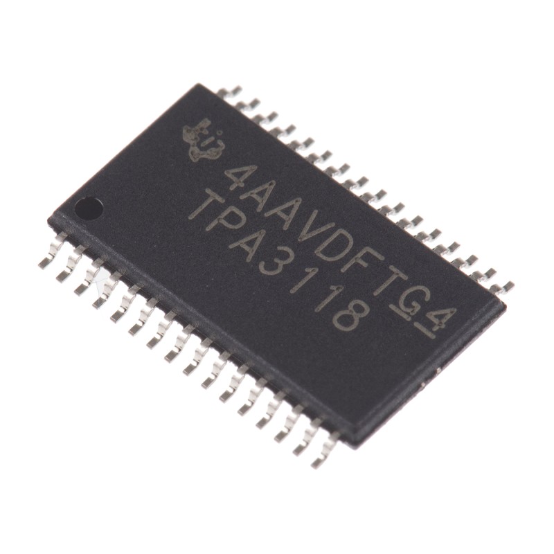 5 pcs - Texas Instruments, 2-ChannelAudio30W, 32-Pin HTSSOP TPA3118D2DAP