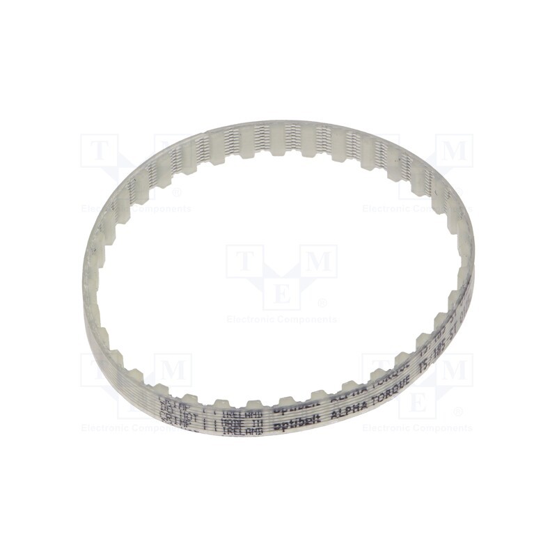 1 pcs x OPTIBELT - T5 185 677ZA - Timing belt, T5, W: 6mm, H: 2.2mm, Lw: 185mm, Tooth height: 1.2mm