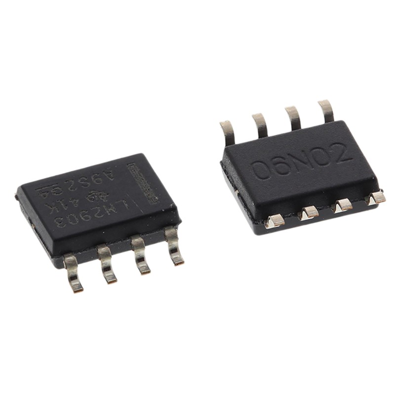 200 pcs - LM2903D Texas Instruments, Dual Comparator, Open Collector O/P, 1.3μs 3 - 28 V 8-Pin SOIC