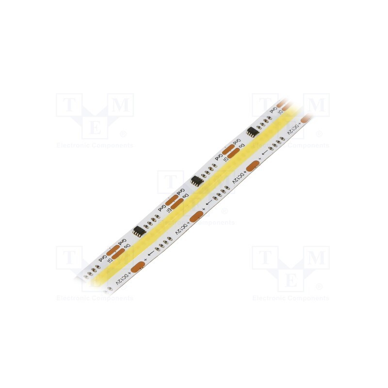 1 m x IPIXEL LED - S012480ZB1SF (COLD WHITE IP20) - COB LED tape, white cold, 12V, LED/m: 480, 12mm, white PCB, IP20