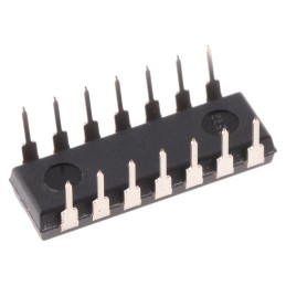 5 pcs - Texas Instruments SN7414N Hex Schmitt Trigger Inverter, 14-Pin PDIP