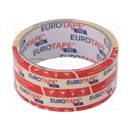 1 pcs x EUROTAPE - Fastening tape, double-sided, W: 38mm, L: 10m, Adhesive: acrylic
