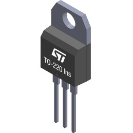 5 pcs - STMicroelectronics Through Hole, 3-pin, TRIAC, 800V