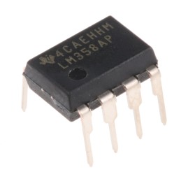 50 pcs - LM358AP Texas Instruments, Precision, Op Amp, 700kHz, 5 - 28 V, 8-Pin PDIP